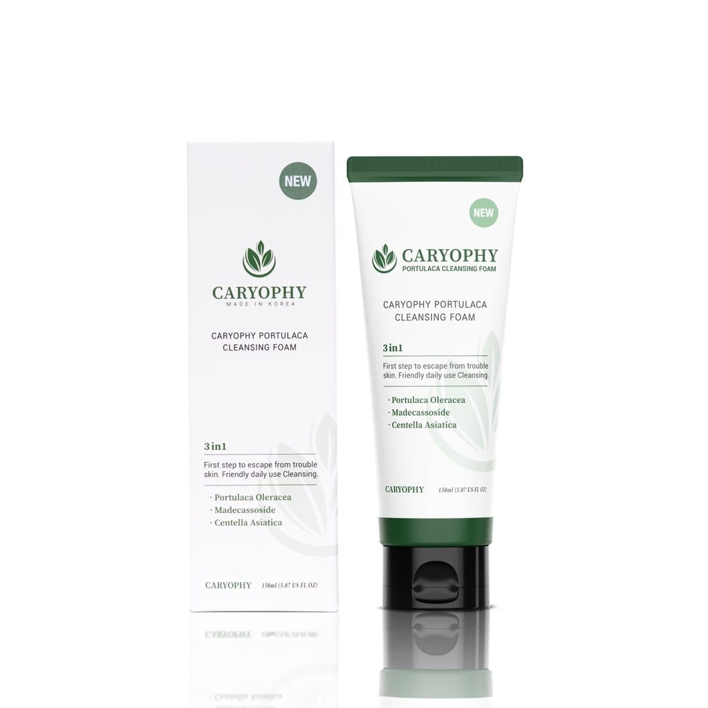 Sữa rửa mặt Caryophy Portulaca Cleansing Foam 150ml – NEW 1 Sữa rửa mặt Caryophy Portulaca Cleansing Foam 150ml – NEW