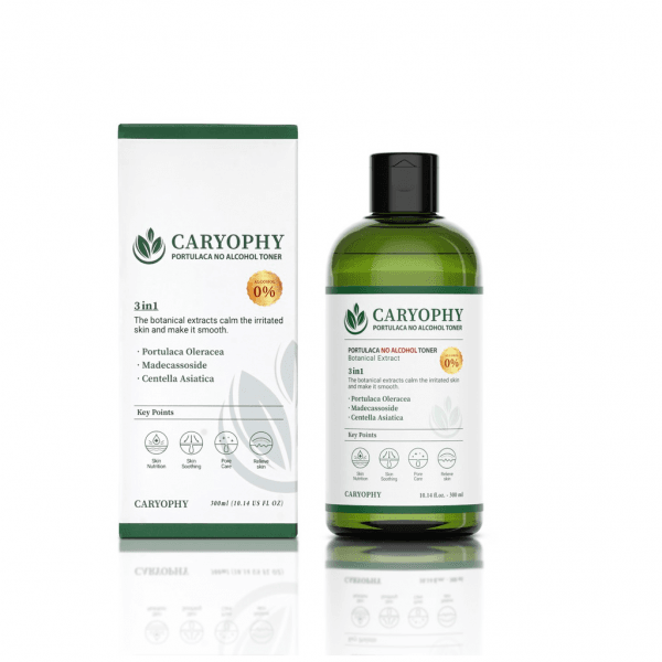 Toner Caryophy Portulaca 300ml – Nước hoa hồng Không Cồn