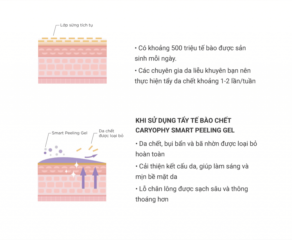 Gel tẩy tế bào chết thông minh ngăn ngừa mụn Caryophy Smart Peeling Gel 3 Gel tẩy tế bào chết thông minh ngăn ngừa mụn Caryophy Smart Peeling Gel